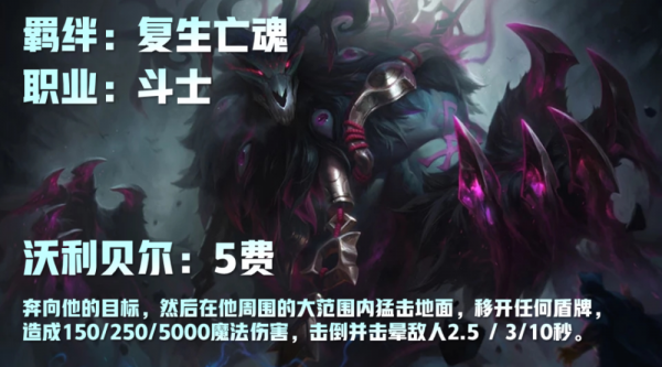 雲頂之弈s5五費英雄是哪幾位