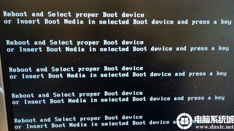 開機出現reboot and select proper boot device.jpg