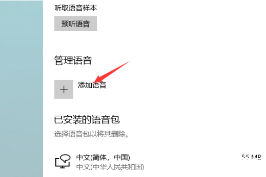 Win10電腦添加新的語音包解決方法