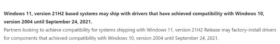 Windows 11 版本 21H2